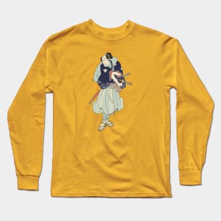 Japanese Samurai Long Sleeve T-Shirt